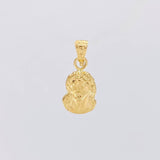 Pendant Face of Christ 0.35g / 1/2 in Yellow Gold 18K