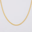 Cadena Cubana 3g / 60cm / 2.4mm Oro Amarillo 18K