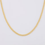Cadena Cubana 2.05g / 49.7 cm / 2.4mm Oro Amarillo 18K