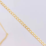 Cadena Cubana 2.55g / 24 in / 2.4mm Oro Amarillo 18K