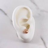 Topos Bola 0.95gr / 8mm Diamantados Oro Rosa 18K $