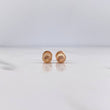 Topos Bola 0.55gr / 5mm Diamantados Oro Rosa 18K $