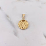 Pendant Virgin of Carmen 1.55gr / 2.7cm / Stamped 18K Yellow Gold &