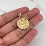 Pendant Virgin of Carmen 1.55gr / 2.7cm / Stamped 18K Yellow Gold &