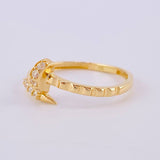 Anillo Clavo 1.6 g / T6 1/4 Oro Amarillo 18K
