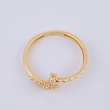 Anillo Clavo 1.6 g / T6 1/4 Oro Amarillo 18K