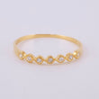 Anillo Burbujas 0.9gr / T6 1/2 / Oro Amarillo 18K *