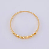 Anillo Burbujas 0.9gr / T6 1/2 / Oro Amarillo 18K *