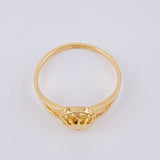 Oval Crown Ring 2.5gr / T8 / Yellow Gold 18K ©