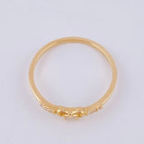 Bow Ring 1.2 g / T7 Yellow Gold 18K