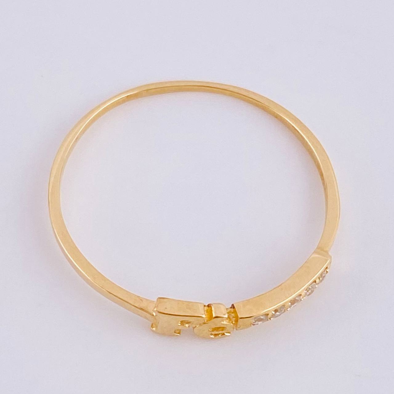 Anillo Fé 0.85 g / T6 Oro Amarillo 18K