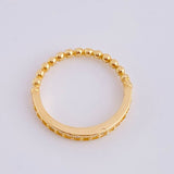 Anillo Burbujas Carril 2gr / T6 1/4 / Oro Amarillo 18K *