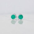 Topos Circulo Esmeralda 60 Pts 0.8 g / in / 4.6 mm Plata 925