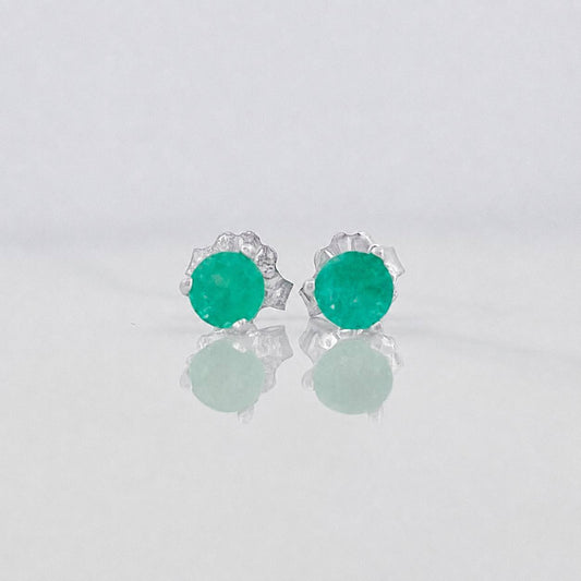 Topos Circulo Esmeralda 50 Pts 0.75 g / in / 4.15 mm Plata 925
