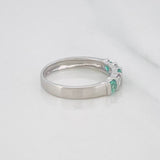 Anillo Acordeón Esmeralda 24 Pts 1.6 g / T6 1/4 Plata 925