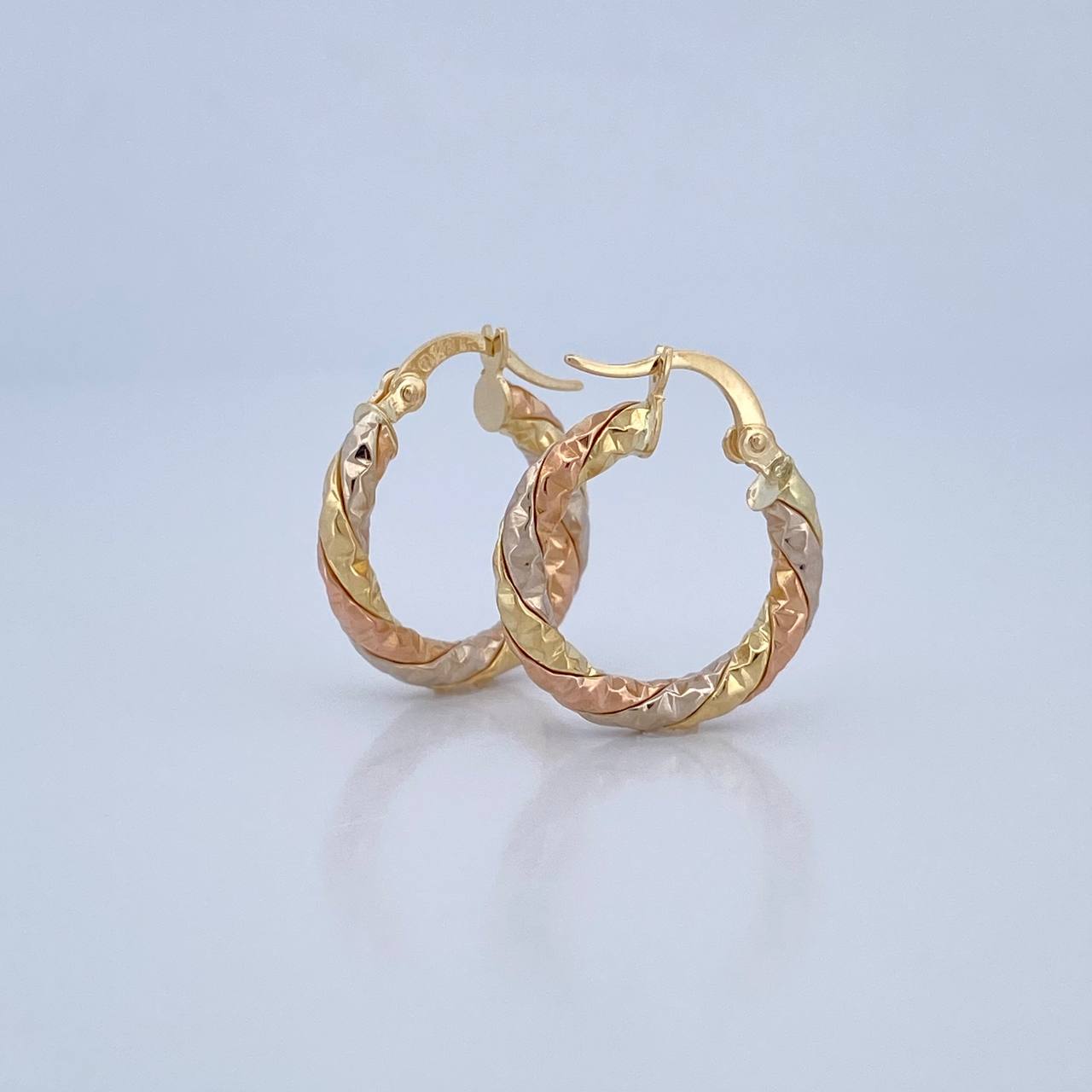 Hoop Earrings Majo 2.55gr / 2cm / 18K Gold &