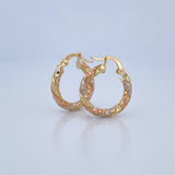Hoop Earrings Majo 2.55gr / 2cm / 18K Gold &