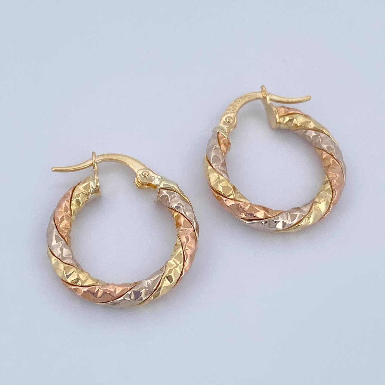 Hoop Earrings Majo 2.55gr / 2cm / 18K Gold &