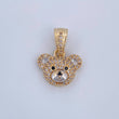 Dije Rostro Oso 2.7gr / 2cm / Oro 18K &