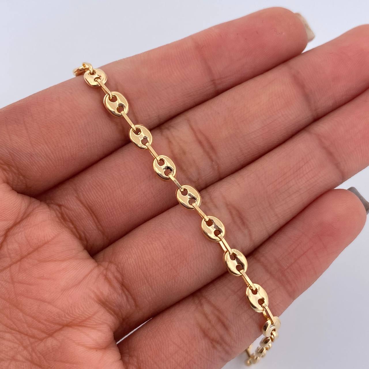 Tobillera GC 3.55gr / 26.5cm / Oro 18K &