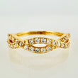 Anillo Carriles Entrelazados 1.85gr / T7 / Oro Amarillo 18K