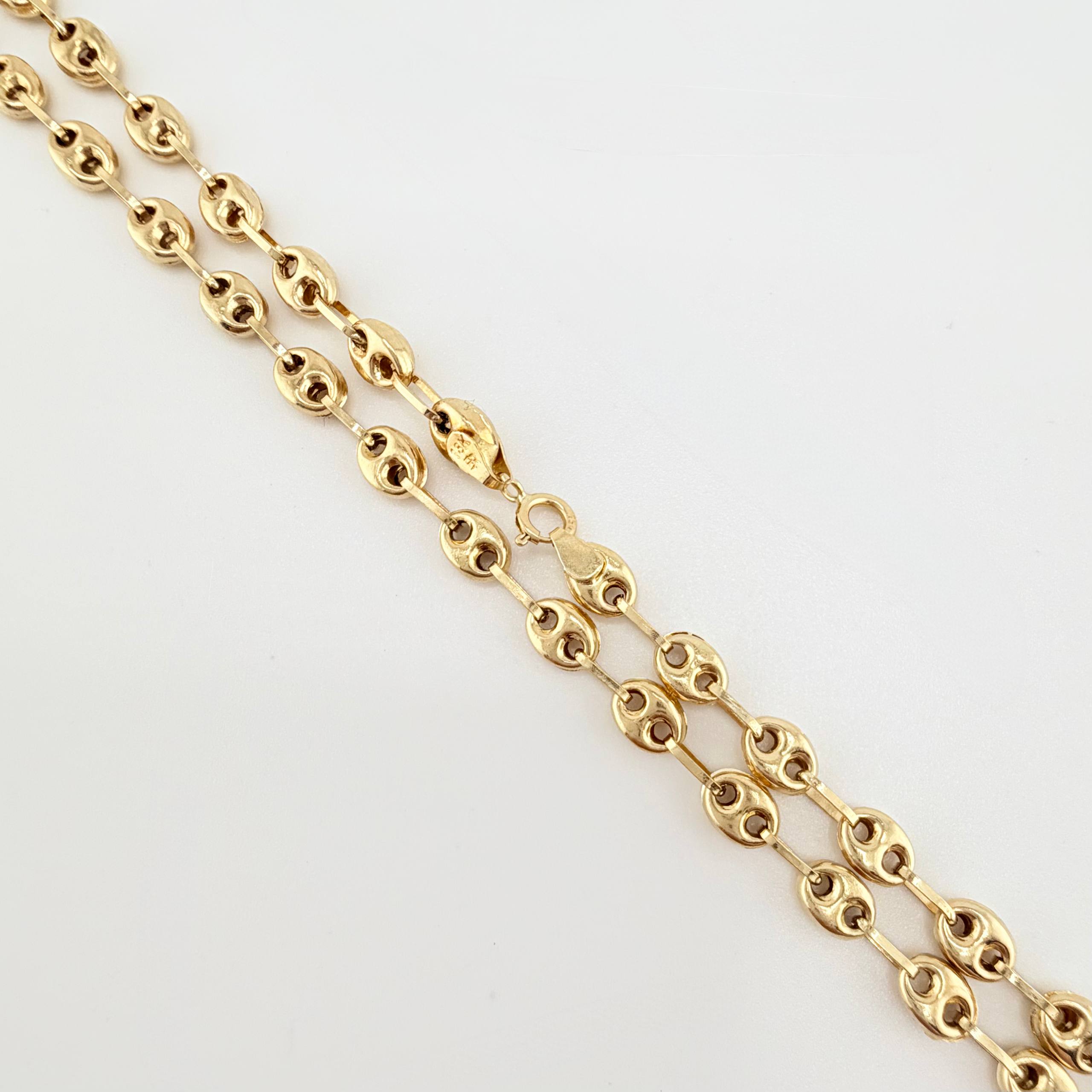 Cadena GC 6.65gr / 19 3/4 in / 3.8mm Oro Amarillo 18K