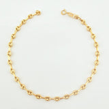 GC Bracelet 2.3gr / 7 1/2 in / 3.4mm Yellow Gold 18K