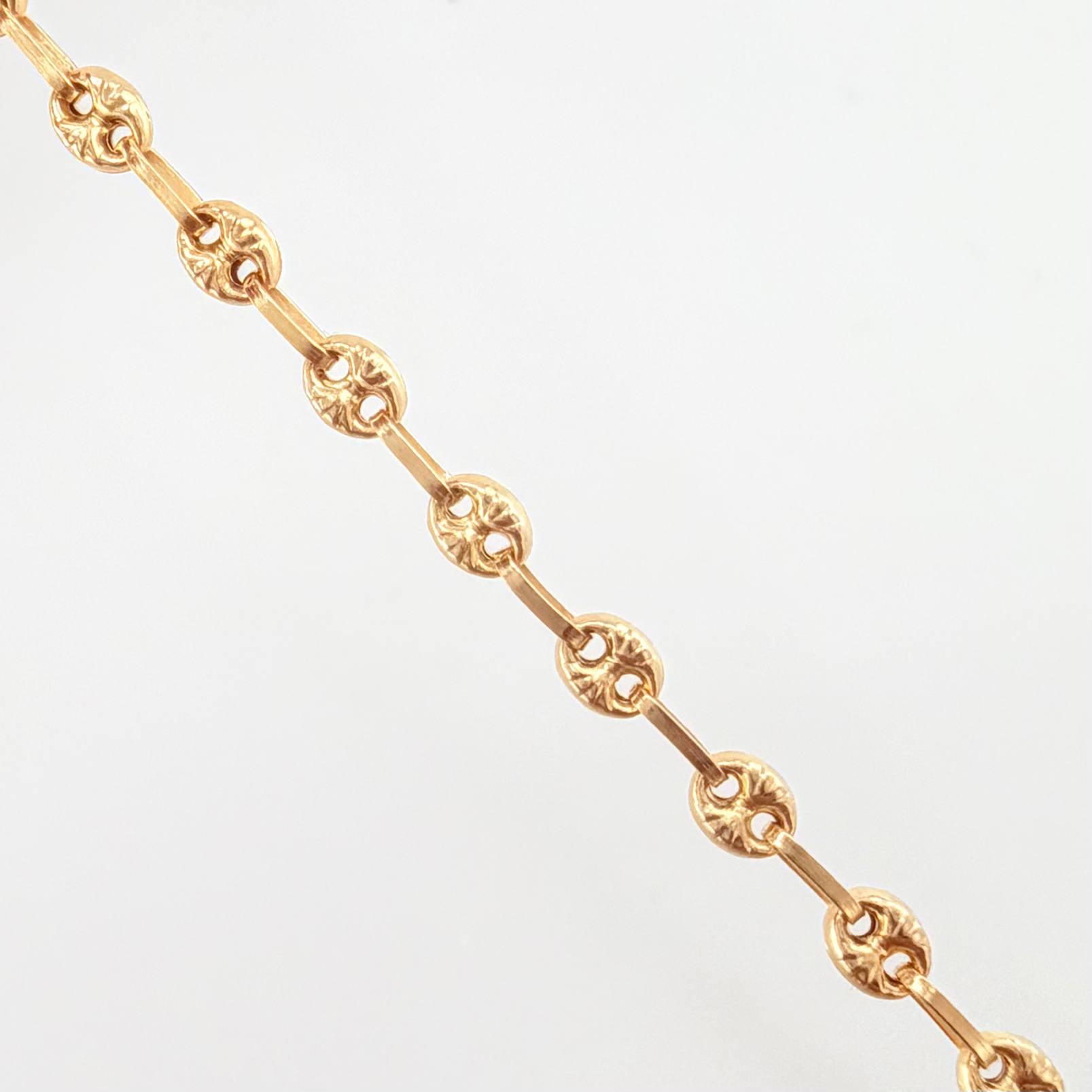 GC Bracelet 2.3gr / 7 1/2 in / 3.4mm Yellow Gold 18K