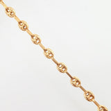 Pulso Gc Diamantado 2.65gr / 7 1/2 in / 3.4mm Oro Amarillo 18K ©