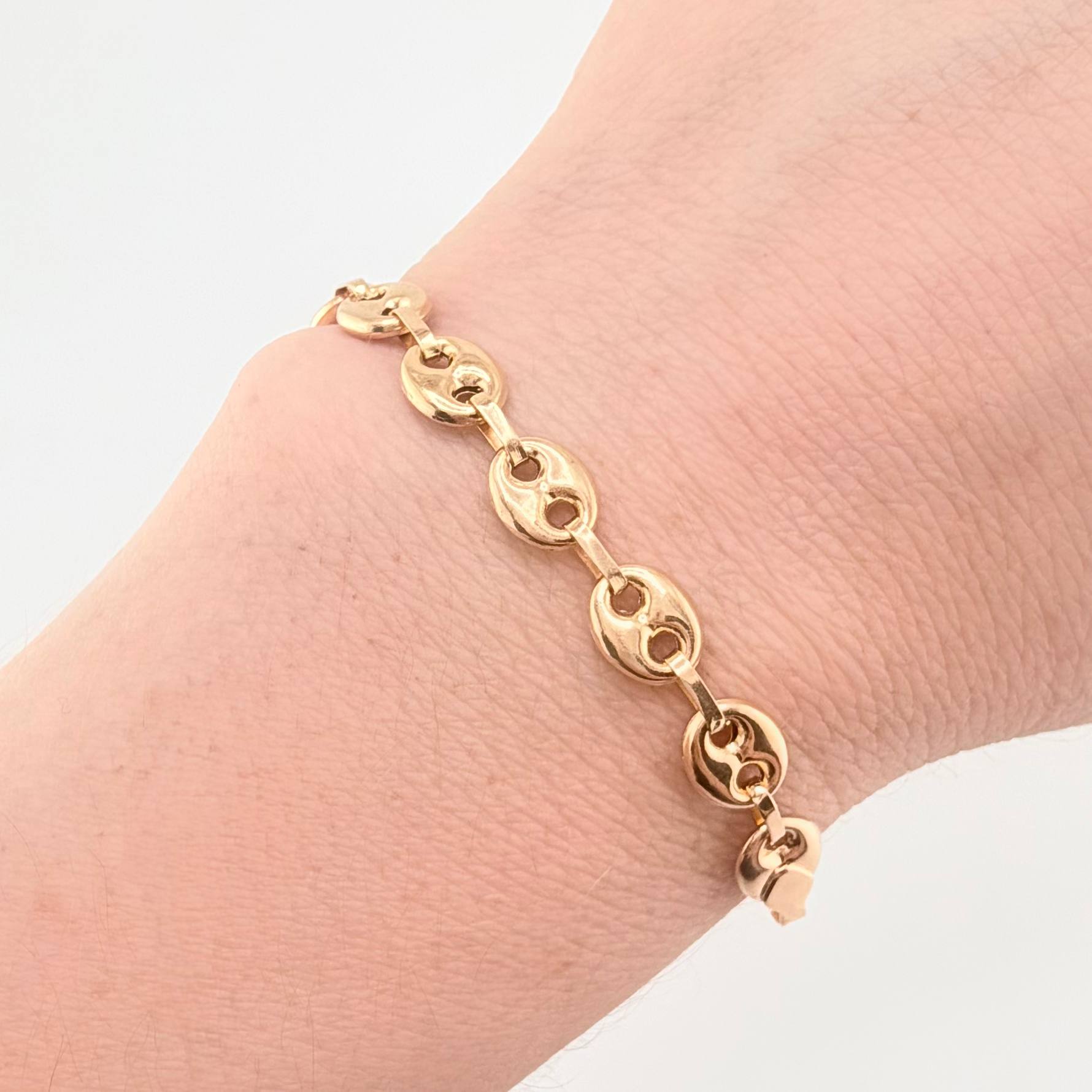 Pulso GC 5.1gr / 8 1/4 in / 6.5mm Oro Amarillo 18K