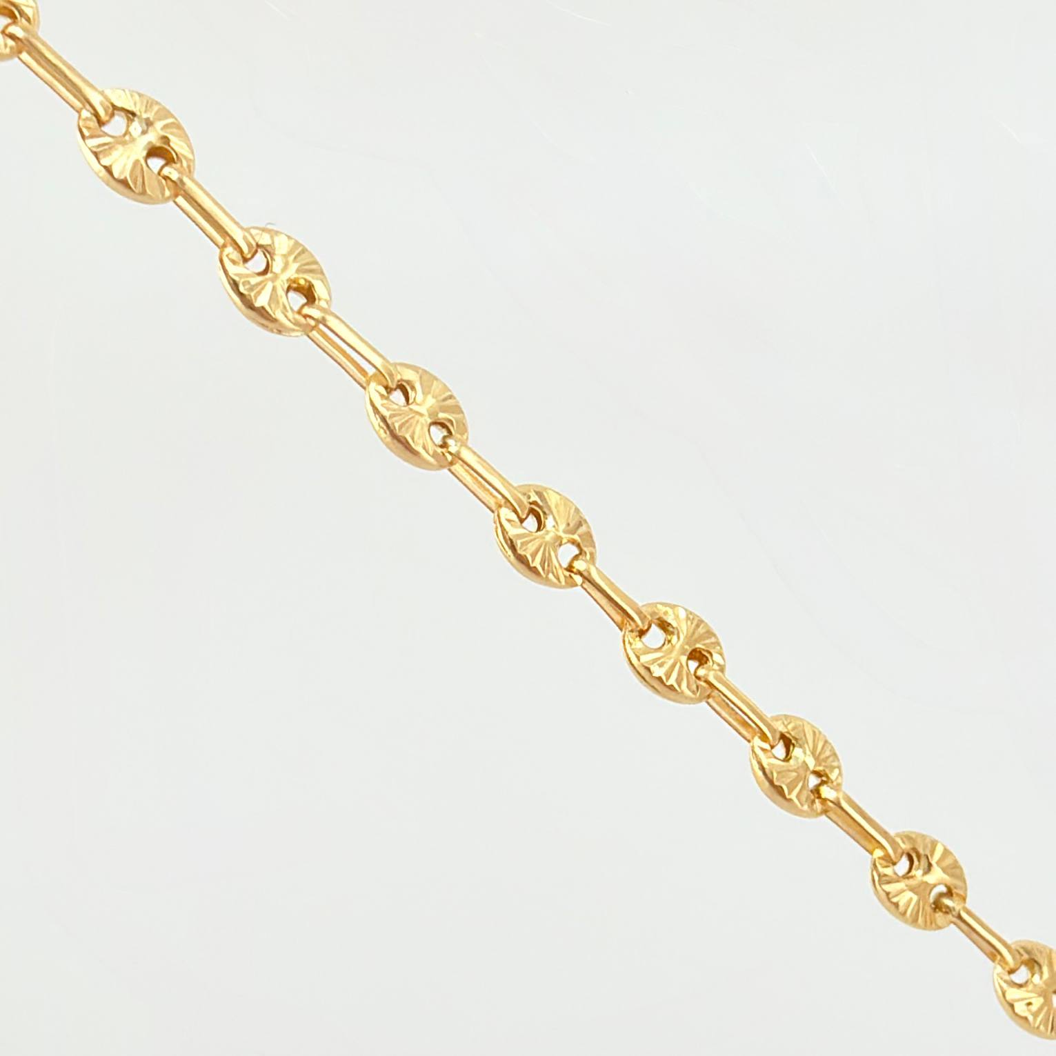 Pulso GC 2.35gr / 7 3/4 in / 3.2mm Oro Amarillo 18K