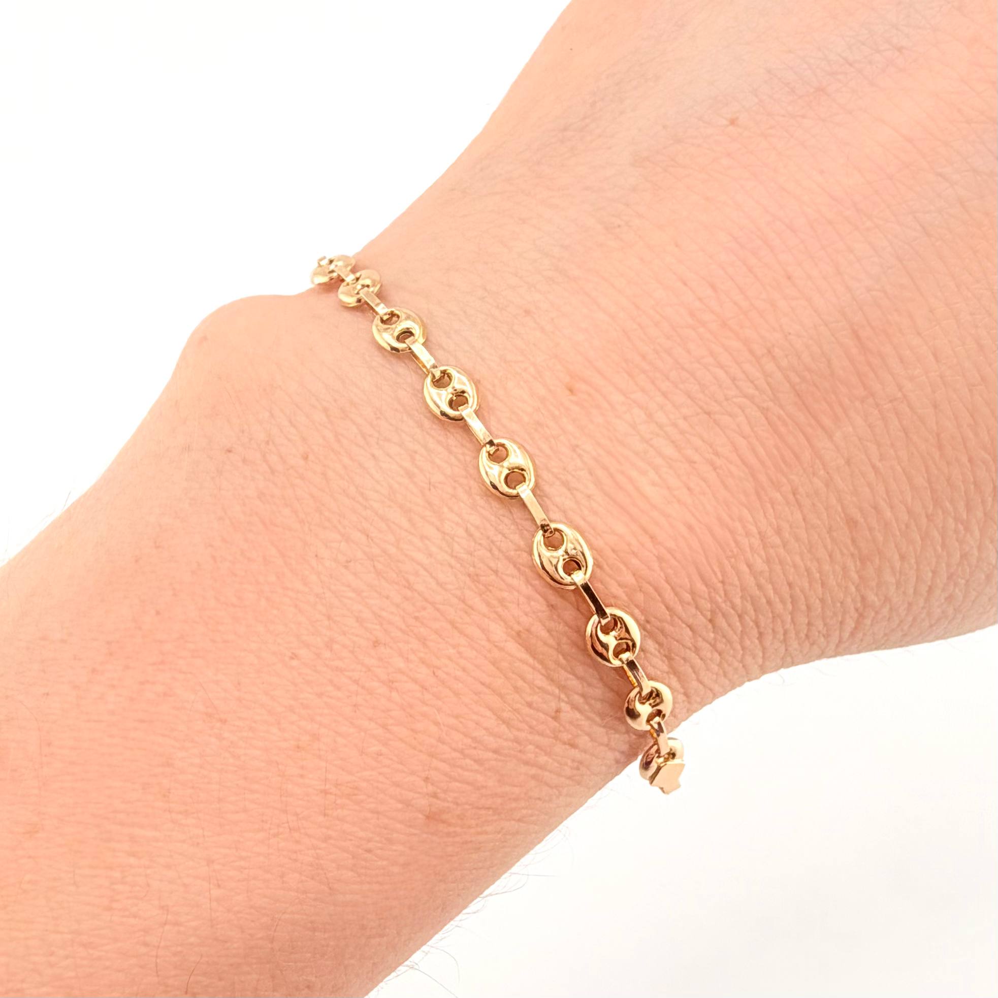 Bracelet GC 2.85gr / 8 in / 4.2mm 18K Yellow Gold