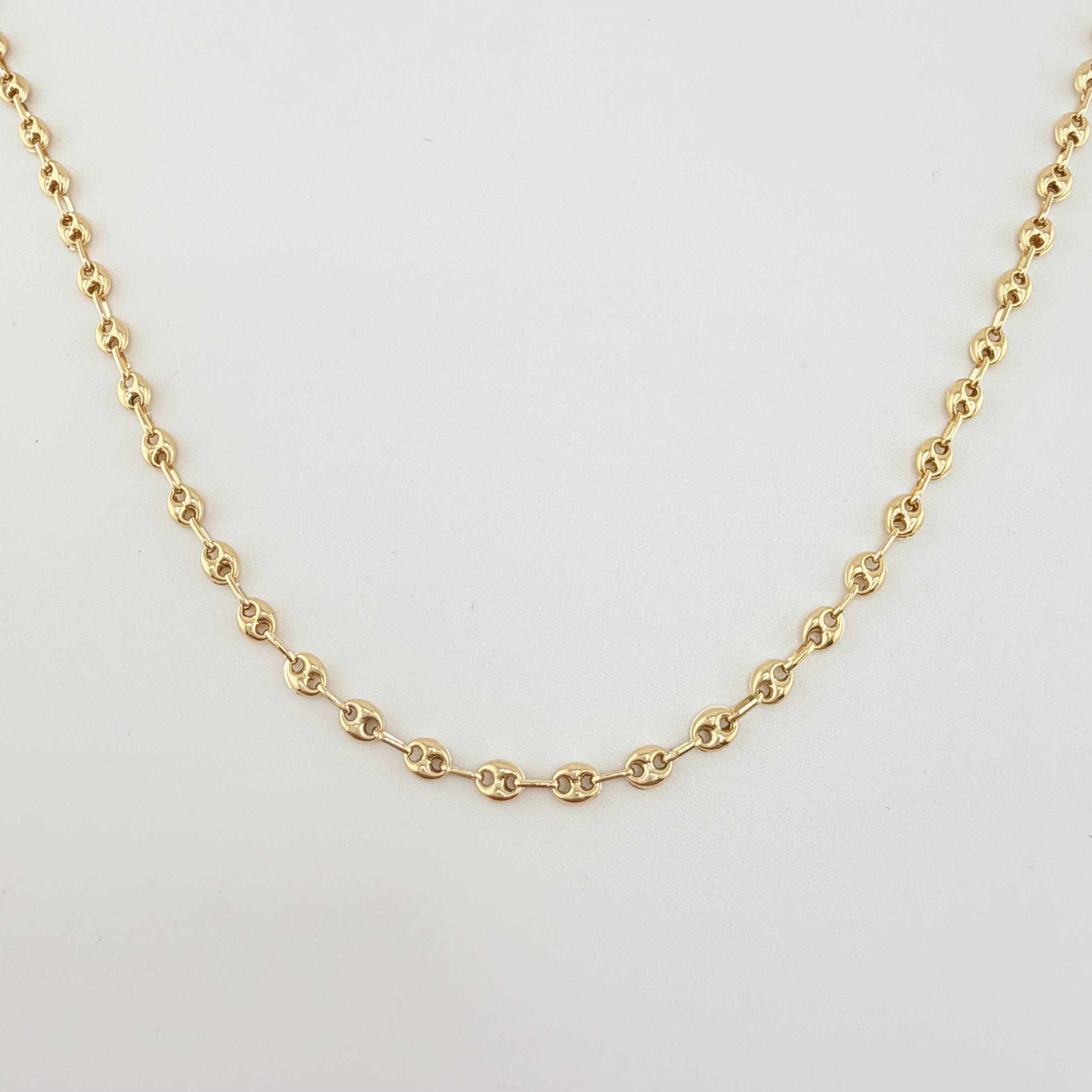 Cadena GC 6.25gr / 25 1/2 in / 3.2mm Oro Amarillo 18K