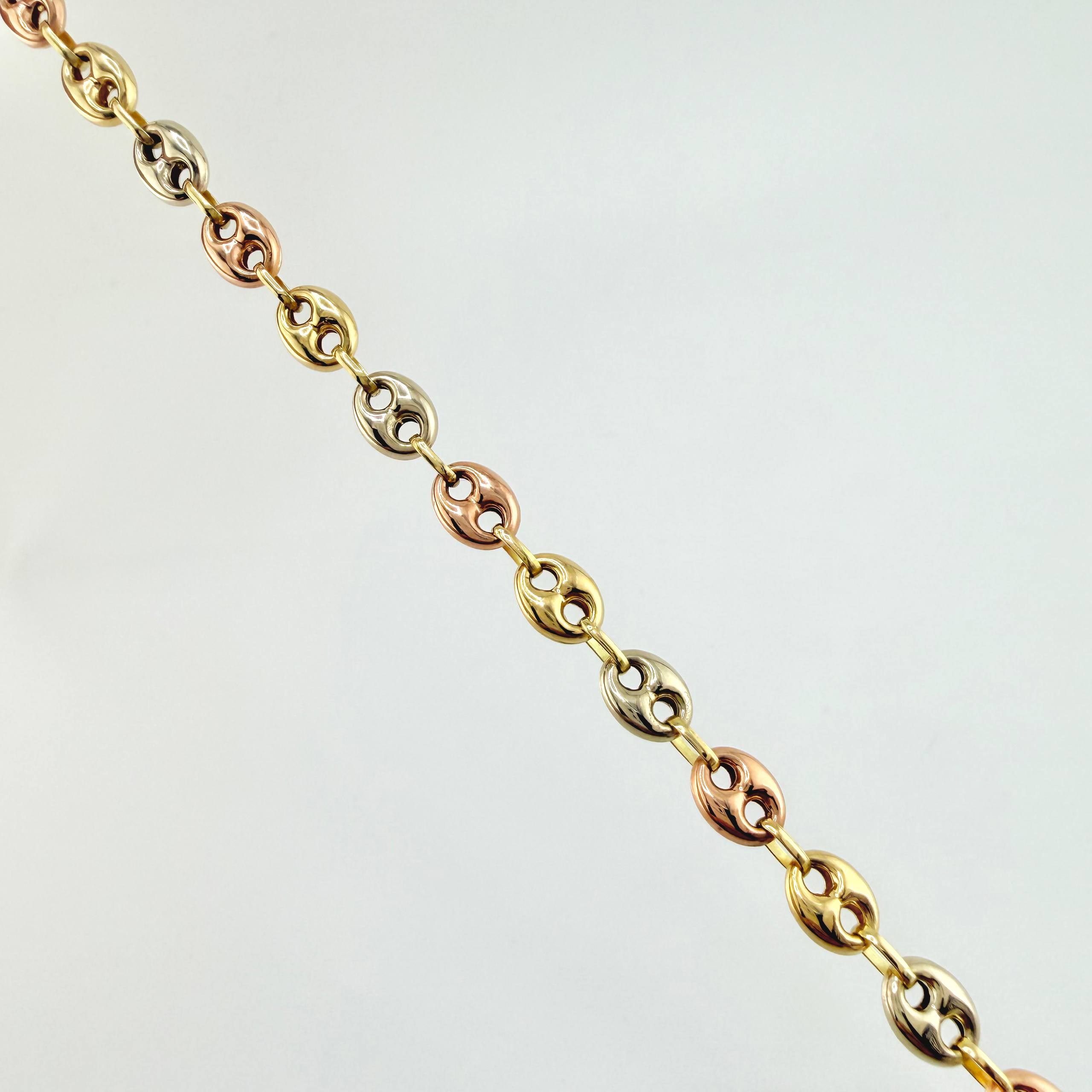 Cadena GC 15.65gr / 25 1/2 in / 6.2mm Tres Oros 18K