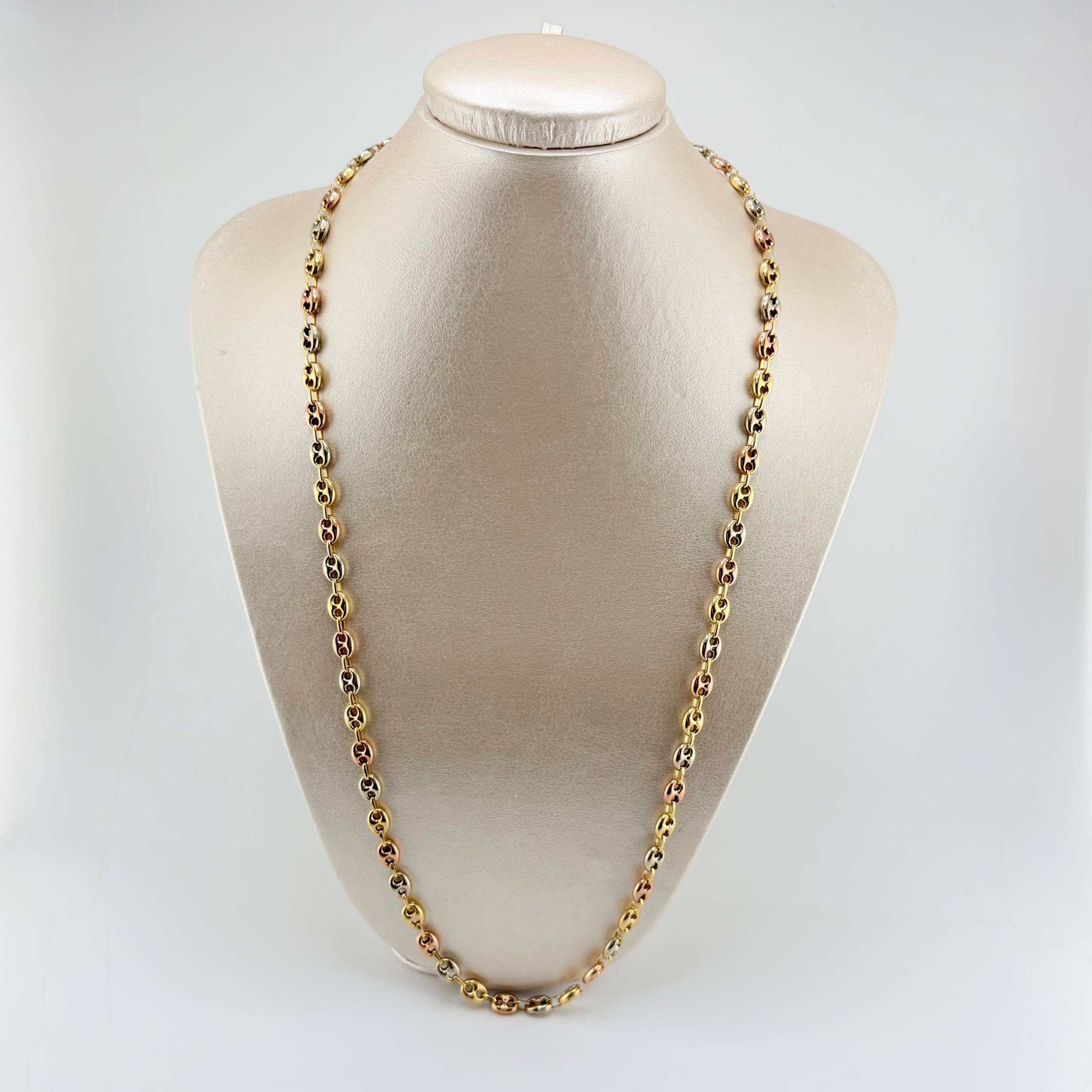 Cadena GC 15.65gr / 25 1/2 in / 6.2mm Tres Oros 18K