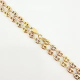Cadena GC 12gr / 19 3/4 in / 6.2mm Tres Oros 18K
