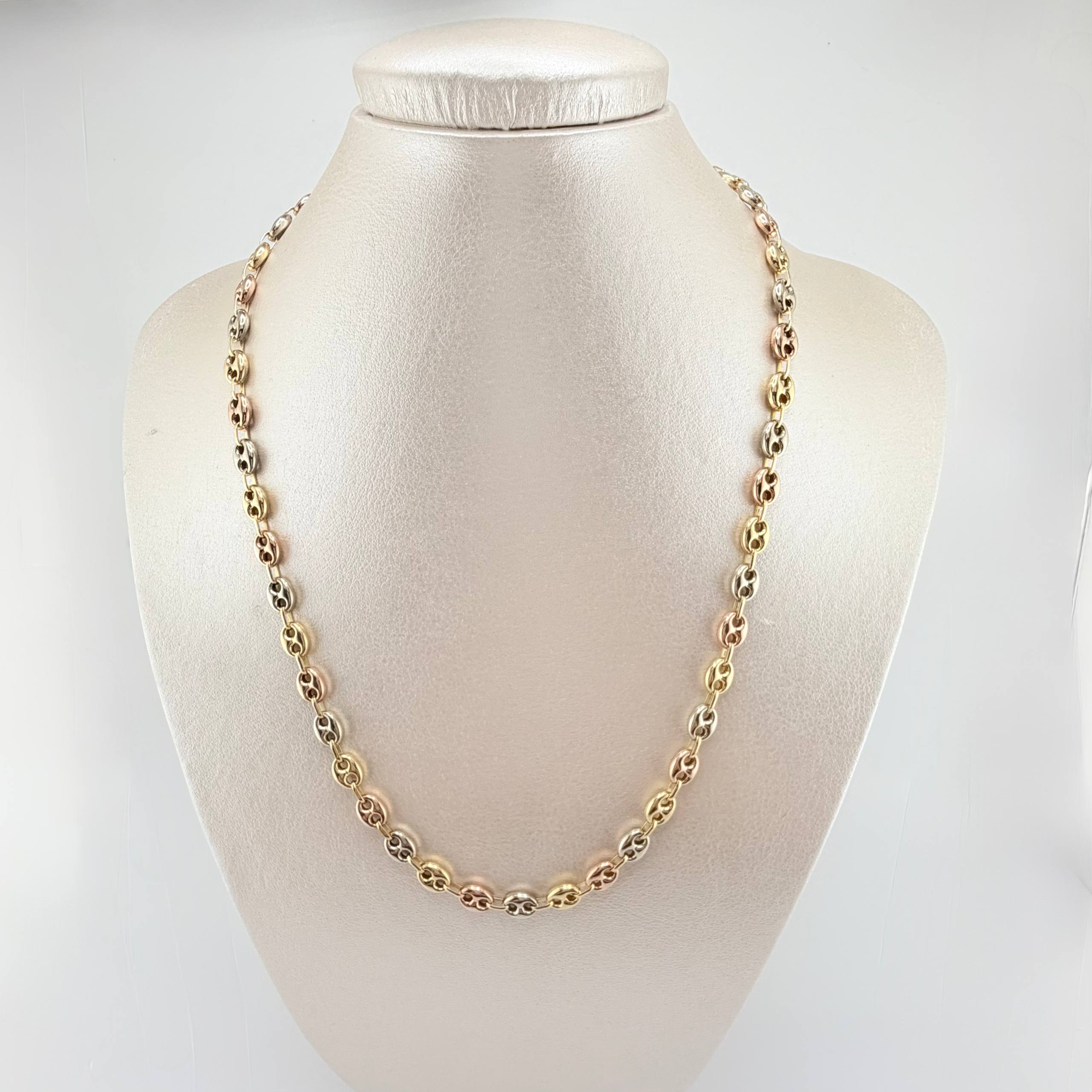 Cadena GC 12gr / 19 3/4 in / 6.2mm Tres Oros 18K