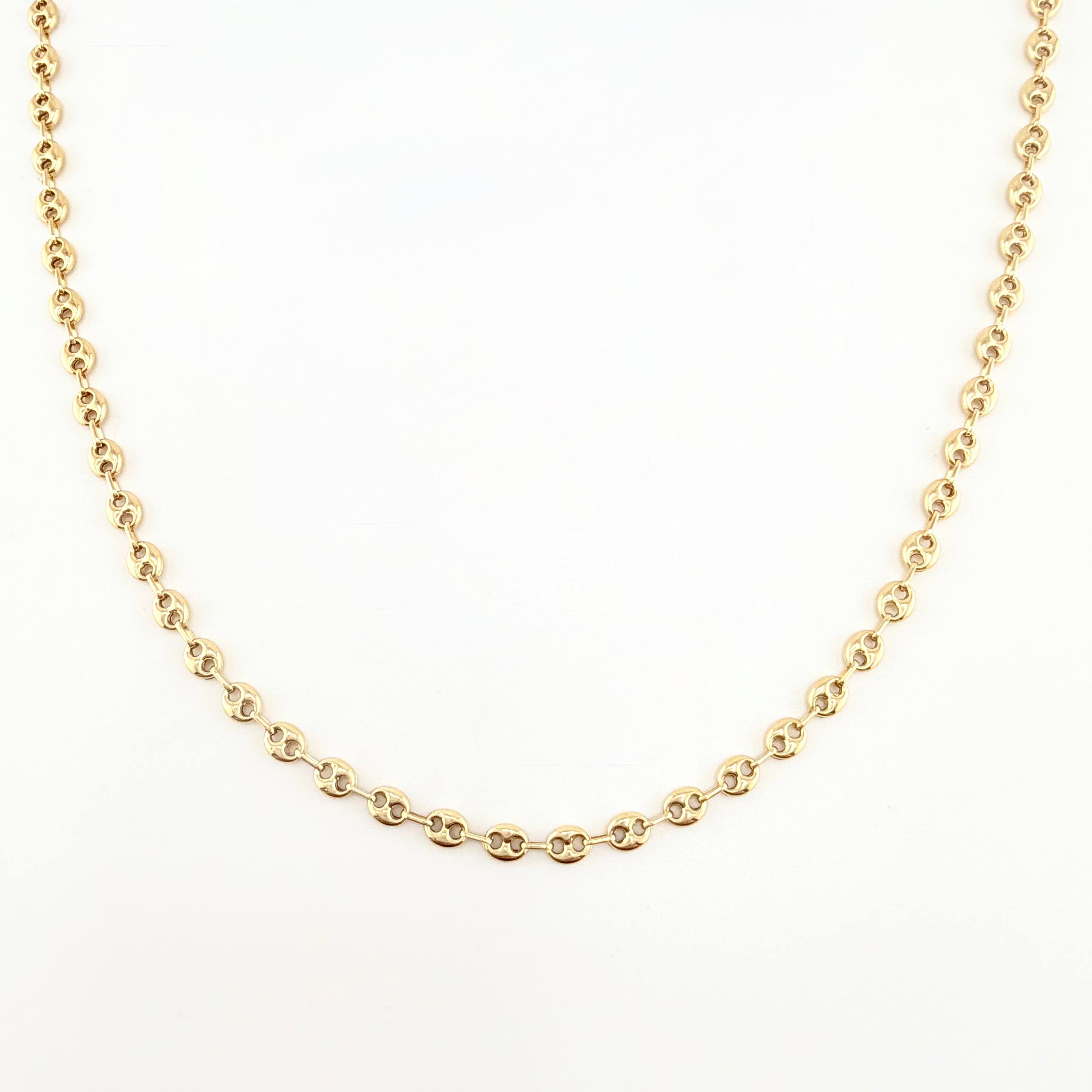 Cadena GC 7.5gr / 19 3/4 in / 4.3mm Oro Amarillo 18K