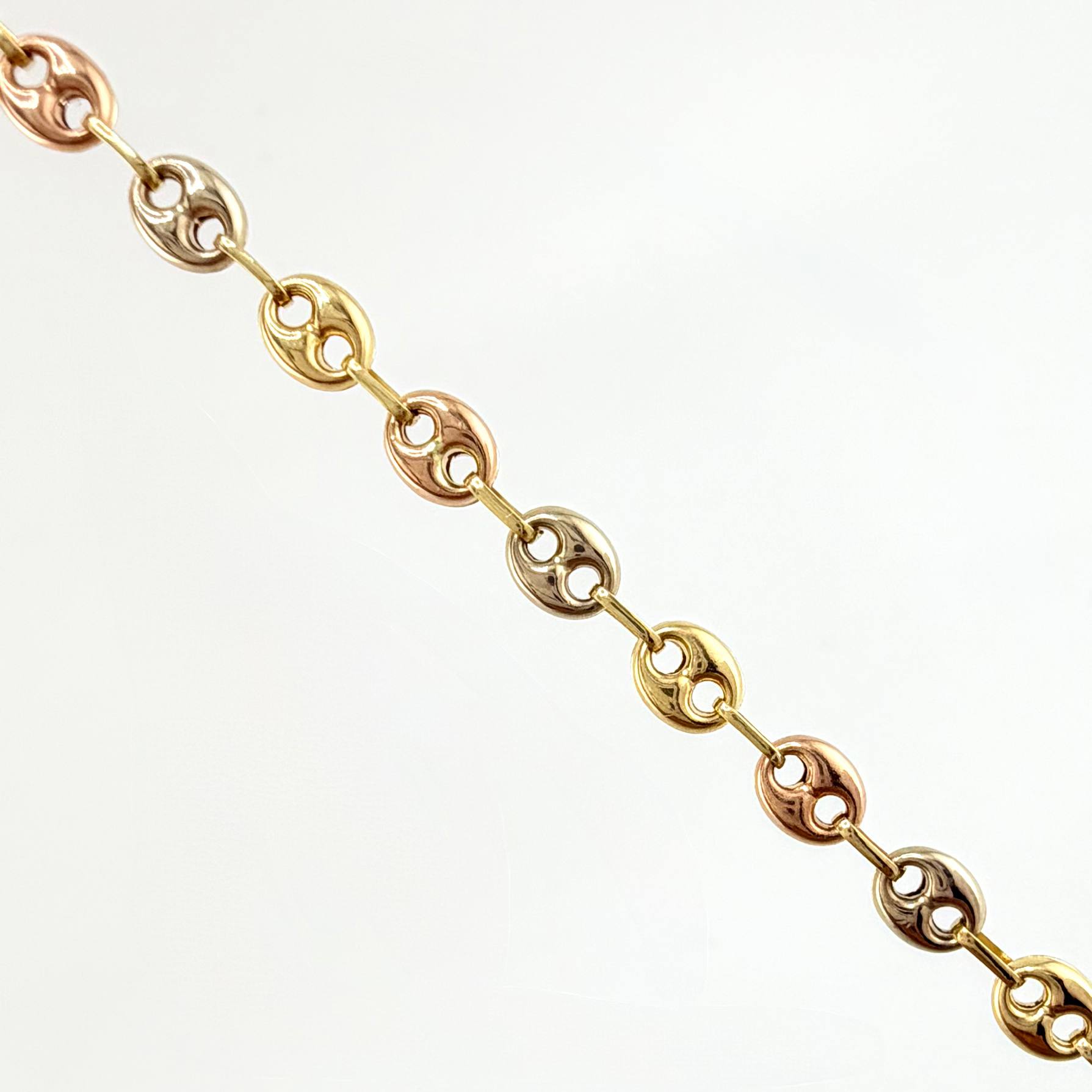 Cadena GC 4.7gr / 17 3/4 in / 3.6mm Tres Oros 18K