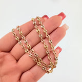 Cadena GC 4.9gr / 17 3/4 in / 3.6mm Tres Oros 18K