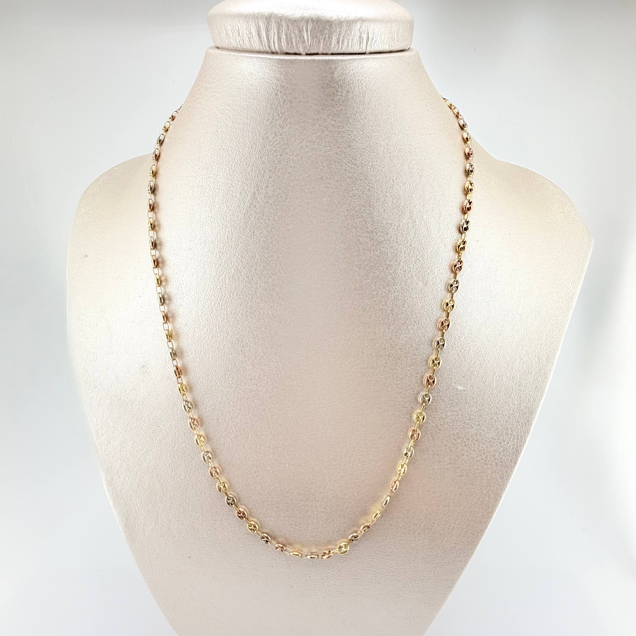 Cadena GC 5.45gr / 19 3/4 in / 3.7mm Tres Oros 18K ©