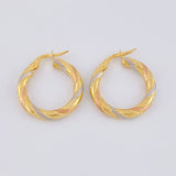Candongas Lula 2.05 g / 3/4 in Tres Oros 18K