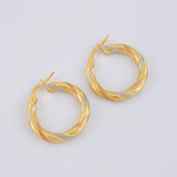 Candongas Lula 2.05 g / 3/4 in Tres Oros 18K