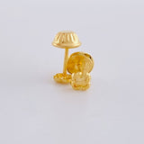Topos Trebol 0.4 g / in / 3.7 mm Oro Amarillo 18K