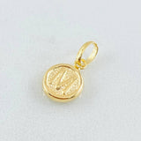 Pendant Letter M 0.35gr / 0.6in / 18K Gold