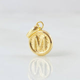 Pendant Letter M 0.35gr / 0.6in / 18K Gold