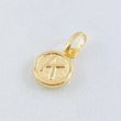 Dije Letra K 0.4gr / 1/2 in / Oro Amarillo 18K
