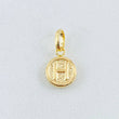 Dije Letra H 0.35gr / 1/2 in / Oro Amarillo 18K