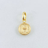 Dije Letra H 0.35gr / 1/2 in / Oro Amarillo 18K