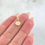 Dije Letra H 0.35gr / 1/2 in / Oro Amarillo 18K